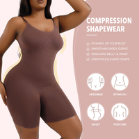 Vente en gros fabricant : Body sculptant intégral amincissant grande taille, sans couture, effet ventre plat, marque privée pour femmes