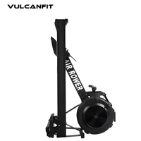 Máquina de cardio de calidad de remero de aire plegable con ajuste de 10 engranajes para ejercicio interior en casa, ventilador de máquina de remo Premium