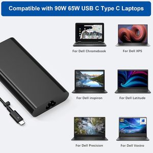 Nouveau <span class=keywords><strong>chargeur</strong></span> d'ordinateur portable USB C 90W pour <span class=keywords><strong>Dell</strong></span> Xps LA90PM170 DA90PM170 DA65NM170 <span class=keywords><strong>Latitude</strong></span> 3400 3500 5400 5289 5300 7400 7300 7390 30W - Product Image 5