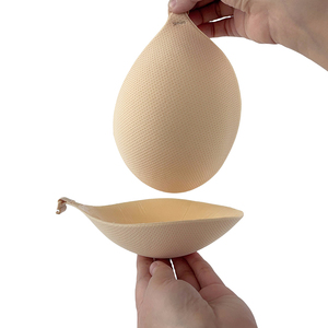 Women's Breathable Invisible Reusable Stick-On <strong>Bras</strong> Backless Solid Pattern Push-up Strapless Adhesive <strong>Bra</strong> for Dress Logo on Cup - Product Image 3