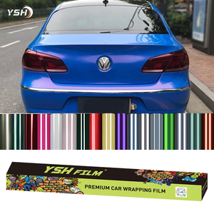 Autocollant de voiture <span class=keywords><strong>caméléon</strong></span> résistant aux UV Rouleau décoratif coloré en vinyle PET teinté changeant de couleur pour la carrosserie de la voiture - Product Image 3