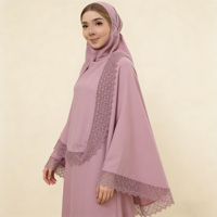 Abaya portable traditionnelle longueur cheville pour la prière, mariage musulman, festival du Ramadan, respirante, antistatique, faite à la main, grande taille, printemps