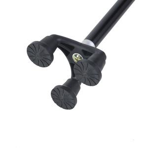 Canne télescopique Tea Fat en alliage d'aluminium épaissi de 1,2 mm avec poignée triangulaire pour personnes âgées, légère et antidérapante - Product Image 2
