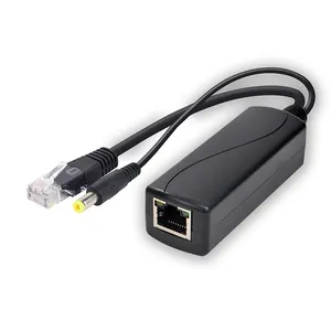 SDaPo PS5712TG 12V 2A DC 插孔/Type-C/Micro-USB 连接器千兆 PoE 分配器