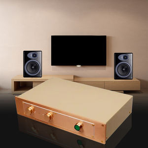BRZHIFI China Fabricante Clone <span class=keywords><strong>FM</strong></span> Acoustics FM300A 150W * 2 Profesional Golden Hifi Amplificador - Product Image 4