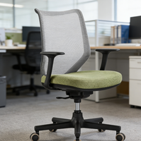Nouvelle chaise de bureau ergonomique moderne à dossier haut en tissu maillé, pivotante, pour personnel de direction