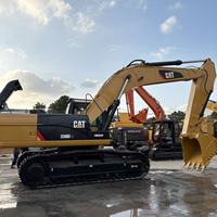 Excavatrice sur chenilles d'occasion CAT 336D2L, 36 tonnes, moteur Cat d'origine, capacité de la benne de 2,5 m³, faible nombre d'heures, bien entretenue, pour l'exportation mondiale