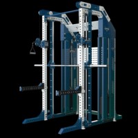 Équipement d'entraînement complet de gymnastique à domicile adapté à un usage commercial et domestique Musculation Smith Squat Rack