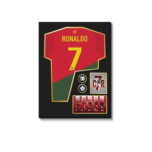 Cornice per Foto di Calcio in Jersey, Decorazione da Parete 3D per Camera da Letto, Quadro Decorativo <span class=keywords><strong>Lionel</strong></span> Messi in Lega di Alluminio - Product Image 5