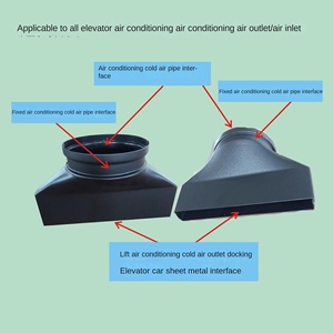 Accesorios de aire acondicionado para elevadores de la marca Ling: Boquilla plana, salida de aire frío, retorno, algodón de aislamiento térmico Ling El - Product Image 2