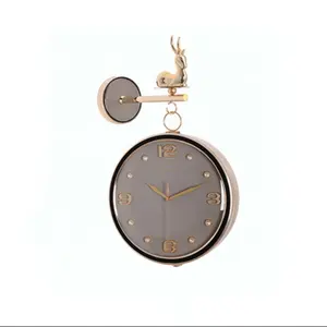 The New Modern Decorative Home Decor Double Side Hanging Wall Clock