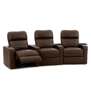 Asientos de Cine en Casa CY, Sofá de Cuero Privado VIP, Sofá Reclinable Eléctrico de Lujo para Cine en Casa con Portavasos - Product Image 4