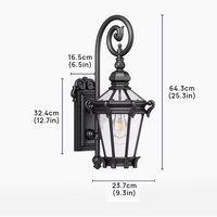 Lampe murale LED extérieure en aluminium durable et étanche pour la décoration murale de jardin, idéale pour porche, patio et couloir – Remise sur les achats en gros