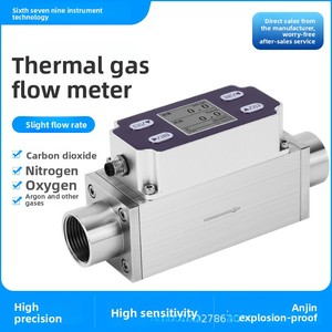 Hochpräziser Gas massen messer aus Aluminium legierung Edelstahl ausrüstung Thermische intelligente Anzeige für Erdgas-OEM - Product Image 3