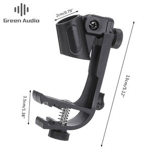 GAZ-MH01 Microfono Regolabile Clip sul Tamburo Cerchio Anti-shock Mount Morsetto Del Supporto Del Basamento Strumento - Product Image 1
