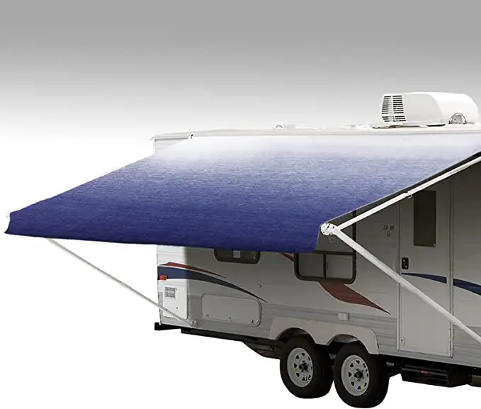 RV Camper ואן סוכך החלפת בד מותאם אישית גודל עמיד ויניל אוניברסלי rv אביזרים