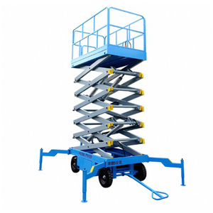 Tuotu 20m Hydraulische Elektrische Schaarhoogwerker Zelfrijdende Mini Mobiele <span class=keywords><strong>Lift</strong></span> 300-2000kg Draagvermogen <span class=keywords><strong>4</strong></span> Personen - Product Image 3