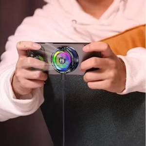 พัดลมระบายความร้อนแบบแม่เหล็กสำหรับโทรศัพท์มือถือ พร้อมไฟ RGB แสดงอุณหภูมิ สำหรับเล่นเกมและไลฟ์สด - Product Image 5