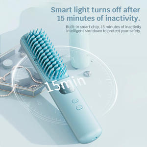 แปรงหวีผมตรงไร้สาย <span class=keywords><strong>Dr</strong></span>. Flash รุ่น Hot Comb พร้อมระบบไอออนิก  หน้าจอแสดงอุณหภูมิ ขนาดเล็ก - Product Image 5