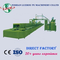 Machine automatique de carrousel d'injection de polyuréthane pour semelles de chaussures