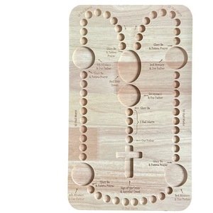 Tablero de Rosario de Madera, Juguetes Divertidos para Niños, Educación Temprana, Regalo Católico de la Virgen María y el Santo Padre - Product Image 5