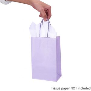 <b>Small</b> Paper Bags with Handles Retail Merchandise Shopping Bags Bulk for Birthday Wedding <b>Gift</b> Bag Recyclable Shopping Paper Bag - Product Image 6