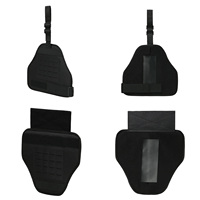 Gilet pare-balles tactique en aramide 3 pièces, plaque de protection souple avec MOLLE et protections pour les épaules/aine, protection de tir pour la sécurité