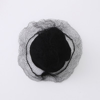 Lot de 100 filets à cheveux en nylon invisibles et très élastiques pour le ballet, la restauration, la coiffure et l'usage quotidien