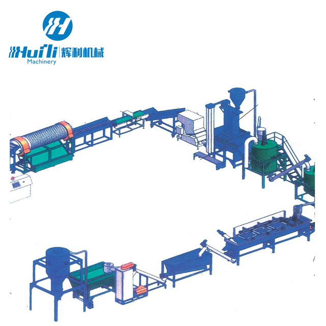 PET Plastic Bottles Crushing Washing Drying Recycling Washing Line for PET Label Removing