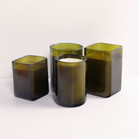 Vente en gros de contenants à bougies modernes transparents vides, fournisseur de supports et de pots en verre