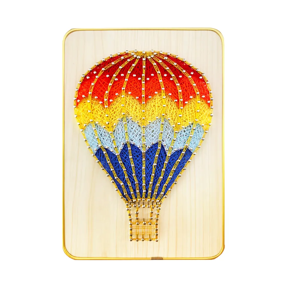 Funny 3d Wood Board DIY Balloon String Art Painting For Kids Room Decor