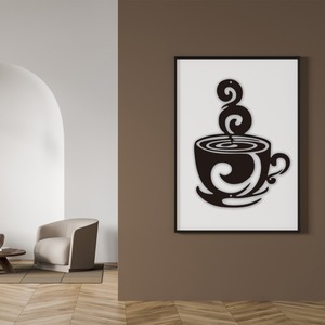 Cuadro de hierro colgante de pared con diseño de copa de vino, decoración creativa para <span class=keywords><strong>pub</strong></span> y cafetería, venta al por mayor - Product Image 1