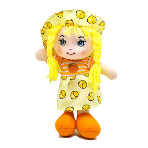 Muñeca de Peluche de Fresa Adorable al por Mayor con Sombrero Rosa y Naranja, Ropa Temática de Frutas, Regalo para Niñas - Product Image 3