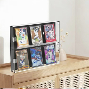 Marco Moderno y Ecológico para Tarjetas Deportivas de Escritorio Zoog, Protección UV, Acrílico de 3mm, Exhibición de Tarjetas de Béisbol, Preensamblado Horizontal - Product Image 2