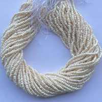Vente en gros de perles de culture d'eau douce de qualité 4A nouveau brin de 3mm 4mm perles blanches vente d'usine perles en vrac