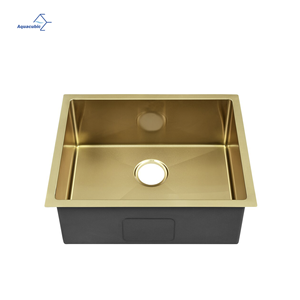 Lavello da cucina RV a incasso singolo, profondo, in acciaio inossidabile T304 calibro 18, 23 x 19 pollici - Product Image 4