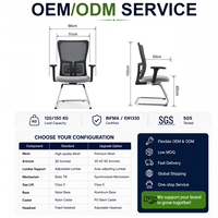 Chaise de conférence empilable en gros avec siège rembourré et cadre chromé, chaises de réunion pour bureau et formation, personnalisables OEM