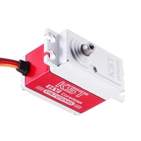 Servomoteur RC KST DS725MG en alliage d'aluminium, type universel, compatible avec des couple de 13 kg, 16 kg, 18 kg, 25T, cannelure 6 mm, course de 100 mm pour direction de modèle
