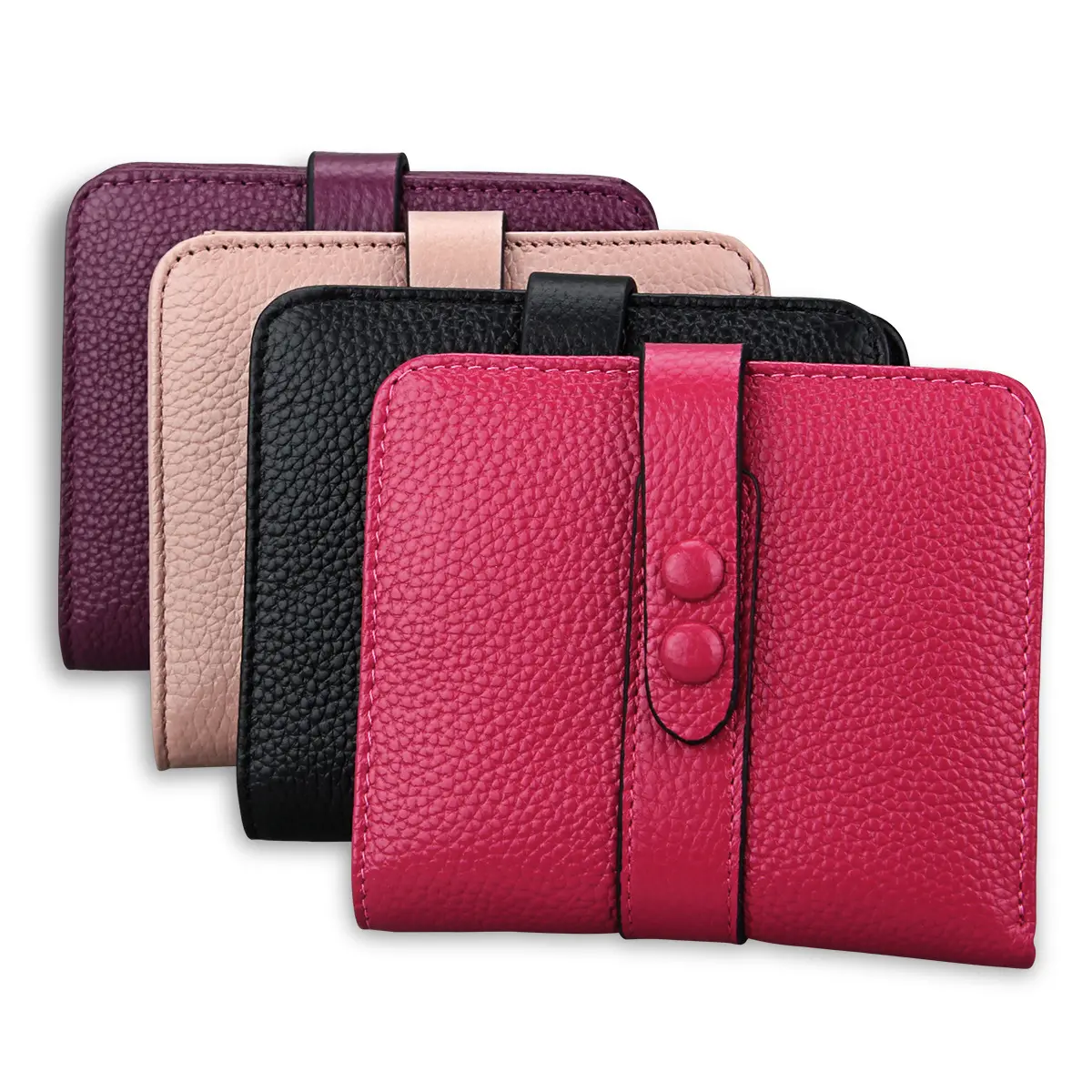 Üretici kadın çanta cüzdan anti-hırsızlık RFID kadın kart hakiki deri cüzdan özelleştirmek