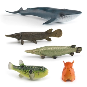 Modelo <span class=keywords><strong>de</strong></span> <span class=keywords><strong>Animales</strong></span> <span class=keywords><strong>Marinos</strong></span> Simulados: Ballena Azul, Cocodrilo, Gar, Gorrion, Anguila, Pez Puffer <span class=keywords><strong>de</strong></span> Río, Pulpo Dumbo, Juguete Decorativo <span class=keywords><strong>de</strong></span> PVC - Product Image 1