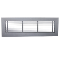 Grilles de ventilation et décoratives en métal pour climatisation au sol, type boîte à déchets OBD