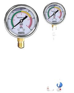 wasserdruckmesser seismischer druckmesser wasserhahn rohr fußbodenheizung wasserpumpe reinigungsmaschine heim - Product Image 5