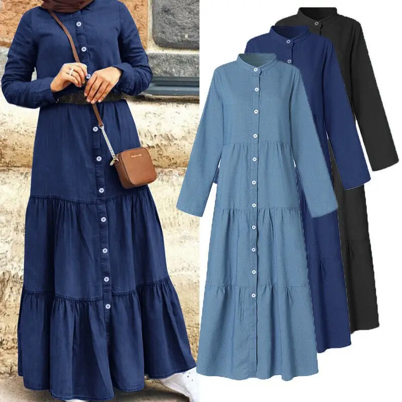 Robe de femme italienne classique faite à la main et de qualité supérieure. Fabriqué à partir de tissus italiens fins, avec des volants, des poches et des manches 3/4.