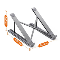 Base de Conexión Portátil de Alta Calidad 8 en 1 Tipo-C, Hub USB y Soporte para Laptop con 8 Puertos para Laptop Macbook