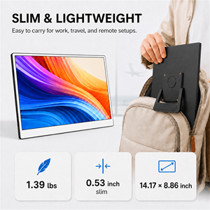 Accesorios de juegos para PC, dispositivos tecnológicos, monitor externo portátil de 15.6 pulgadas para accesorios de laptop, extensor de pantalla adicional. - Product Image 3