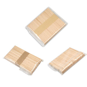 Dimensioni corpo duro strumento depilatorio liscio crema spatola usa e getta lingua abbassalingua applicatore rimozione cera Stick capelli in legno - Product Image 5