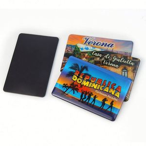 Custom Design City Tourism Refrigerator Stickers Acrylic/Epoxy/Glass <b>Fridge</b> Magnet for Souvenir - Product Image 5