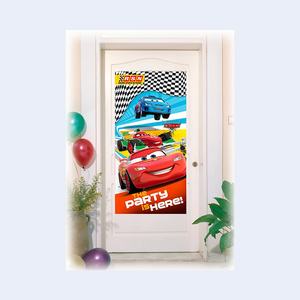 Autocollant de porte de voiture 76x152cm, décoration murale de fête, sac de 2 pièces - Product Image 1