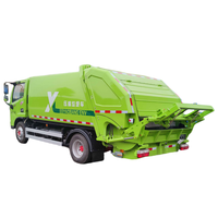 Camion compacteur de transfert de déchets Dongfeng 6 mètres carrés à positionnement élevé 4x2 Moteur Diesel EURO 5
