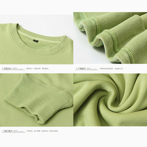 Women's Crew Neck Sweatshirt Fleece Lined Long Sleeves Anti Pilling Leisure Wear - Product Image 4